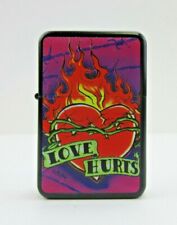 NEW Love Hurts Wind Proof Lighter picture