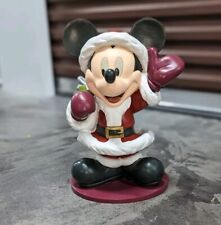 Disney 2006 Vintage Santa Mickey Mouse Bag Of  Christmas Gifts Lawn Gnome Statue picture