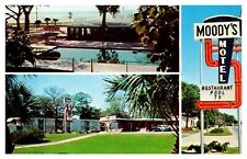 postcard Moody's Motel West Beach Gulfport Mississippi multi view A2172 picture