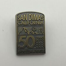 SAN DIMAS California 50th Anniv Lapel Hat Pin 1960-2010  Excellent Adventure N1  picture