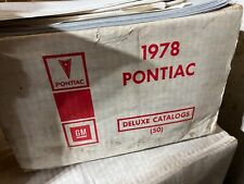 Pontiac 1978 Deluxe full line dealer- brochure - recent open NOS case picture