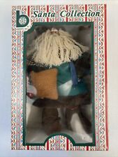 Vintage 1991 Brinn’s Christmas Collection Woodland Santa Claus Doll Figurine IOB picture