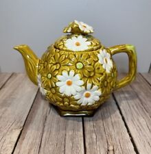 Vintage Fred Roberts Decorative Daisy Teapot With Lid picture