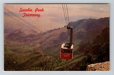 Albuquerque NM-New Mexico, Sandia Peak Tramway, Advert, Vintage Postcard picture