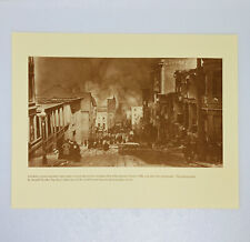 Vintage 1906 San Francisco Earthquack Aftermath Photo Print Arnold Genthe 1B picture