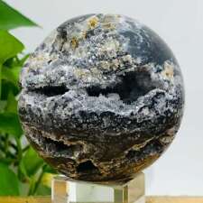 532g Natural Sphalerite Quartz Sphere Crystal Energy Ball Reiki Healing Decor  picture