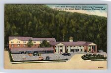 Great Smoky Mt National Park, New Riverside Hotel, Series #52, Vintage Postcard picture