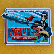 Victor-23 Craft Brewery Tin Tacker Metal Beer Sign picture