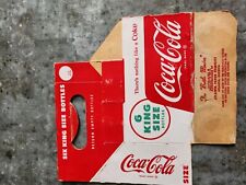 Vintage Coca Cola Cardboard Carrier  1950's  Unused picture
