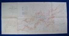 1938 Department Of The Interior Geological Survey Yosemite Valley Map 38x20