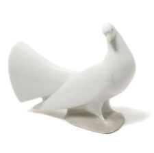 20th Century Spain Vintage Porcelain Figure Dove Bird Hand Made Painting picture