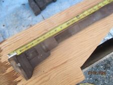 Antique adjustable money type 18.5 long heavy duty wrench. Used as a hammer also picture