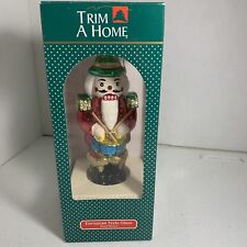 Blown Glass Drummer Boy Large Christmas Tree Ornament 6” picture