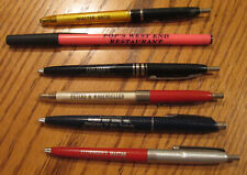 Vintage Advertising Pens Middleburg, PA EDELMAN's BILGERS POP's Rest. AND MORE 6 picture