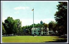 Postcard Common And Town Hall Framingham Centre MA B48 picture
