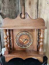 Masonic Inlay Freemason  Vintage Mantle Clock picture