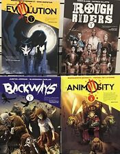 Aftershock Comics TPB Lot of 4 (Animosity, Backaways, Evolution, Rough Riders) picture
