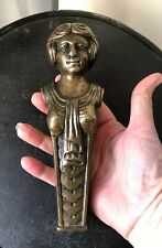 Antique brass figural female part picture
