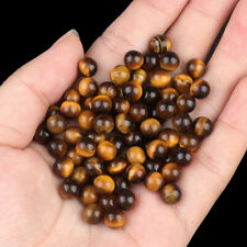 Wholesale 100pcs 6mm Natural Tiger Eye Stone Round Ball Shape No Hole Beads picture