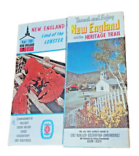VTG 1970's Travel MAPS New England & the Heritage Trail Land of The Lobster picture