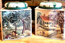 Vintage Tea Tin MSR Imports Hong Kong 4.75