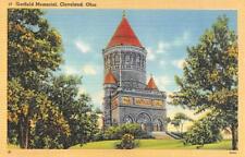 CLEVELAND, OH Ohio     GARFIELD MEMOIRAL      c1940's Tichnor Linen Postcard picture