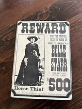 Rare Vintage Belle Starr Reward 500 Plaque picture