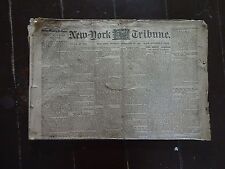 HISTORIC February 14, 1865 New York Tribune Civil War Newspaper picture
