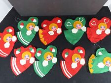9 Vintage Felt Board Angel Christmas Decor Lot Teacher School Bulletin B8939 picture