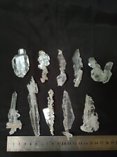 Faden quartz crystals 10 pieces picture