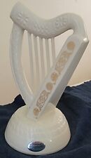 Donegal Irish Parian China Harp Porcelain Gold Decor Raised Icons Design Symbols picture