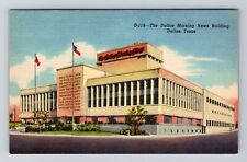 Dallas TX-Texas, The Dallas Morning News Building Vintage Souvenir Postcard picture