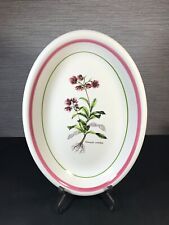 Italian Art Pottery Oval Serving Platter Primula 16