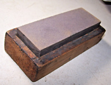 Vintage Oilstone / Sharpening Stone Sharpening Bench Stone In#JG26 picture