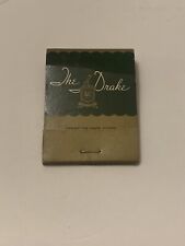 Vintage The Drake Matchbook Full Unstruck Ad Hotel Matches Souvenir Collect picture