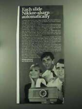 1968 Nikon Nikkormat Autofocus Slide Projector Ad picture