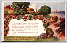 Rally Day Lutheran Sunday School 1917 Boonsboro Maryland MD Church Postcard picture
