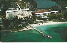 Montagu Beach Hotel Nassau Bahamas Aerial View Vintage Postcard picture