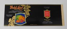Vintage Gold Leaf Fancy Minnesota Crosby Corn Can label..San Francisco picture