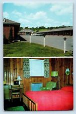 Albany New York NY Postcard Keirslakes Motel Bedroom Hotel c1960 Vintage Antique picture