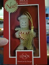Lenox 2014 Gingerbread Man Ornament Annual Christmas Peppermint Love Baker picture