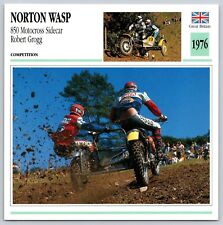 Norton Wasp 850 Motocross 1976 G Britain Edito Service Atlas Motorcycle Card picture
