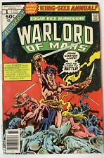 John Carter Warlord of Mars Annual #1 • Rudy Nebres Cover (Marvel 1977) Bronze picture