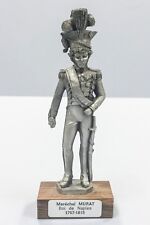 Vintage Metal Napoleon Marshal Murat Statue France picture