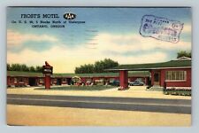 Ontario OR, Frost's Motel, Advertising , Oregon c1955 Vintage Postcard picture