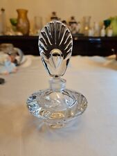 Vintage MIKASA Slovenia Crystal Perfume Bottle w/ Stopper 5.5
