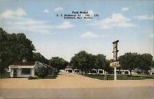 1952 Carlsbad,NM Park Motel Kropp Eddy County New Mexico Chrome Postcard Vintage picture