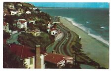 Pacific Palisades California c1950's homes along the coast highway, beach, ocean picture
