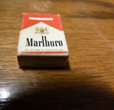 Miniature Marlboro Cigarette Box Pack Charm Only Jewelry Dollhouse Vintage picture