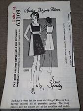Vintage 70s SPADEA DESIGNER Sewing Pattern by SEW SPEEDY 63109 Mod DRESS Sz 14 picture